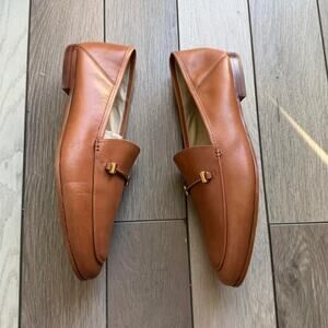 Sam edelman tan leather loafers